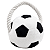 Bola de Futebol de Pelúcia para Cachorro com Puxador Corda Brinquedo Pet - Imagem 1