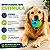 Bola Mordedora para Cachorro 8cm Brinquedo Interativo Pet Azul - Imagem 5