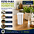 Paliteiro de Mesa Branco Porta Palitos com Tampa Removível 8cm - Imagem 4