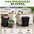 Lixeira Seletiva 25 Litros Preta 2 Compartimentos para Coleta Reciclagem - Imagem 6