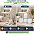 Kit Lavabo Diamante 3 Peças Porta Sabonete Escova Cotonete Branco - Imagem 5