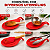Descanso para Talheres e Utensílios de Silicone Resistente ao Calor Vermelho - Imagem 5