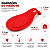 Descanso para Talheres e Utensílios de Silicone Resistente ao Calor Vermelho - Imagem 4