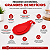 Descanso para Talheres e Utensílios de Silicone Resistente ao Calor Vermelho - Imagem 3