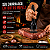 Amaciador de Carne Manual com Agulhas em Aço Inox para Bifes e Temperos Preto - Imagem 3