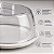 Queijeira Elegance Branca com Tampa Transparente 21cm para Frios - Imagem 6