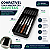 Organizador de Facas para Gaveta 5 Compartimentos 35cm Preto - Imagem 4