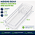 Organizador de Facas para Gaveta 5 Compartimentos 35cm Cristal Transparente - Imagem 2