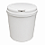 Lixeira Max Toc 6 Litros Branca com Tampa Click para Banheiro Cozinha - Imagem 1