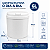Lixeira Max Toc 6 Litros Branca com Tampa Click para Banheiro Cozinha - Imagem 7