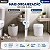Lixeira Max Toc 6 Litros Branca com Tampa Click para Banheiro Cozinha - Imagem 5