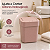 Lixeira 4 Litros Rose com Tampa Click Compacta Saquinho Oculto - Imagem 7