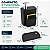 Dispenser Detergente 500ml Porta Esponja com Rodinho Organizador de Pia Preto - Imagem 3