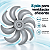 Hélice Ventilador 40cm 8 Pás Compatível Philco Turbo Cinza - Imagem 3