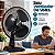 Hélice Ventilador 3 Pás Feat Ultra Fluxo Ar Potente 30 Cm Preto - Imagem 3
