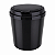 Lixeira Max Toc 6 Litros Preta com Tampa Click para Banheiro Cozinha - Imagem 1