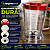 Copo para Liquidificador Compatível Arno Power Max 1000W 700W LN50 LN51 com Tampa Vermelha - Imagem 4