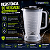 Copo Liquidificador Compatível Arno Power Max 1000W 700W Mult Chef Tampa Preta - Imagem 4