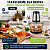 Processador Triturador de Alimentos 2L 500W Copo de Vidro 4 Lâminas 127V - Imagem 2