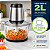 Processador Triturador de Alimentos 2L 500W Copo de Vidro 4 Lâminas 127V - Imagem 6