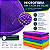 Kit 5 Panos de Microfibra 28x28cm Limpeza Multiuso Alta Absorção - Imagem 4