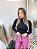 Cropped Canelado Liz Preto - Imagem 4