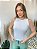 Cropped Canelado Helena Off White - Imagem 2
