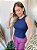 Cropped Canelado Helena Azul Eclipse - Imagem 1