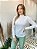 Blusa Gola Alta Canelada Off White - Imagem 2