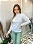 Blusa Gola Alta Canelada Off White - Imagem 4