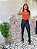 Calça Prada Alice Preta com Couro Preto - Imagem 5