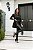 Calça Prada Alice Preta com Couro Preto Verniz - Imagem 9