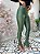 Calça Prada Alice com Couro Verde Militar - Imagem 3