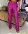 Calça Pantalona de Paetê Ângela Rosa Fúcsia - Imagem 2