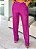 Calça Pantalona de Paetê Ângela Rosa Fúcsia - Imagem 1