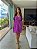 Vestido Camila Curto de Laise Uva - Imagem 2
