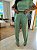 Calça Pantalona de Paetê Ângela Verde Oliva - Imagem 4