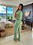 Calça Pantalona de Paetê Ângela Verde Oliva - Imagem 3