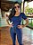 Cropped Canelado Rafaela Azul Eclipse - Imagem 1