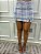 Short Saia de Tweed Chiara Azul Royal - Imagem 1