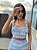 Cropped de Tweed Ayla Azul Royal - Imagem 2