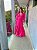 Vestido Pérola Longo de Laise Manga Bufante Pink - Imagem 2