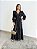 Vestido Pérola Longo de Laise Manga Bufante Preto - Imagem 1