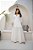 Vestido Pérola Longo de Laise Manga Bufante Off White - Imagem 8