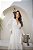 Vestido Pérola Longo de Laise Manga Bufante Off White - Imagem 4
