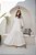 Vestido Pérola Longo de Laise Manga Bufante Off White - Imagem 5
