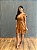 Vestido Pérola Curto de Laise Camel - Imagem 1