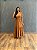 Vestido Pérola Longo de Laise Camel - Imagem 1