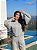 Blusa de moletom Louise Cinza - Imagem 3