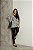 Blazer de Tweed Flora Branco com Preto - Imagem 6